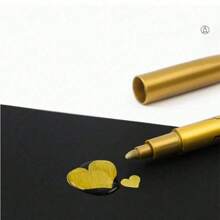 4pcs/2pcs/1pc Set Elegant Gold & Silver Calligraphy Pens With Waterproof Glitter Ink, For Writing Wedding, Birthday, Mother's Day Cards, Thankfulness Letters To Mom, Invitations, Envelopes, DIY Crafts, Invitation Pens, Markers