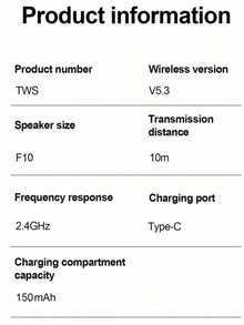 TWS Wireless Headphones LED Power Earphones Digital Display Headset Stereo Sound Bluetooth - Multicolor - View 2
