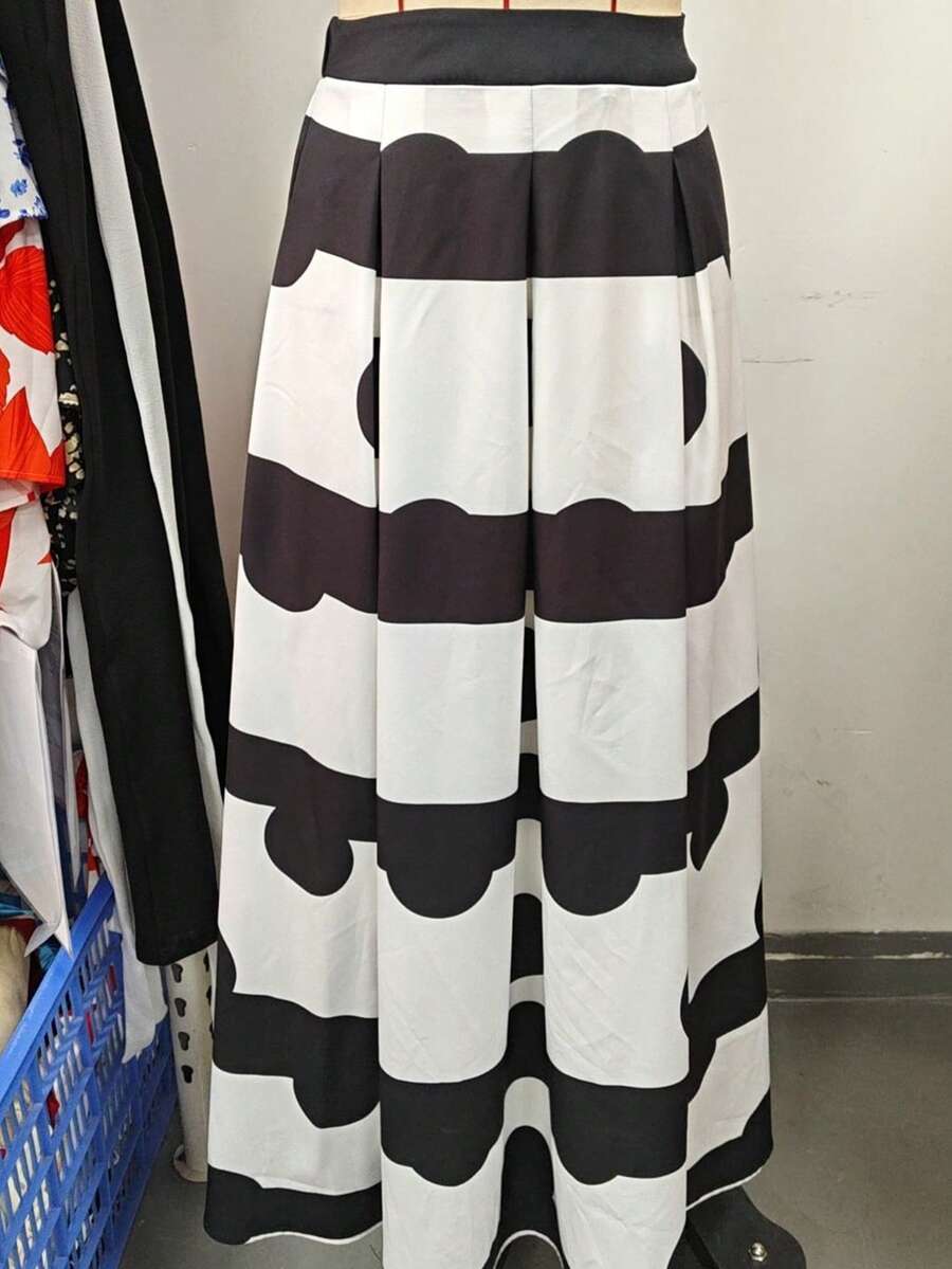Women's Polka Dot Casual Skirt, Simple And Fashionable For Daily Wear - Multicolor - View 1