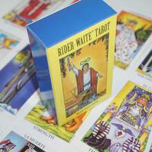 经典的韦特塔罗牌，西班牙语和英语版本，便携尺寸，包含 78 张卡片和一本双语指南，是塔罗牌爱好者、日常阅读、练习和精神探索的理想选择 - 彩色 - 查看 2