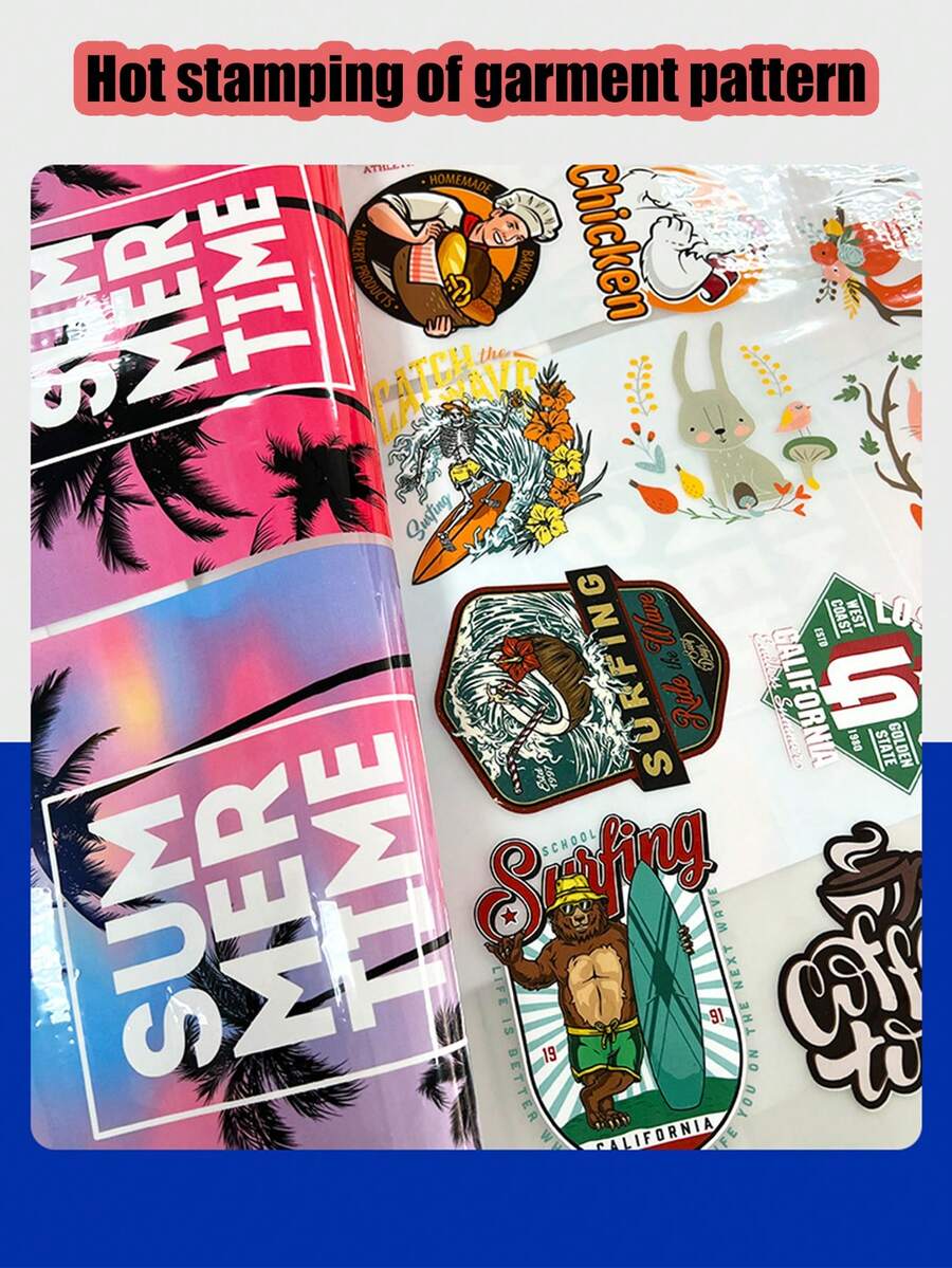 Garment Garment Cutting Digital Direct Injection DTG White Ink Direct Injection Hot Painting DTF Printing Processing Customized Logo Printing Personalized Pattern Photo Customization - Multicolor - View 1