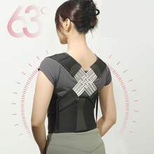 1Pc Posture Corrector Sports Strap For Men & Women.Alleviate Hunchback & Slouching, Shoulder Sculpting, Breathable & Adjustable Design. Made With High - Elasticity Material, Ergonomic Cross-Back Structure For Comfortable Support. Ideal For Daily Wear, Office Work & Gym Workouts. Say Goodbye To Bad Posture And Hello To A Confident, Healthy You! Shaped Shoulder&Back Strap