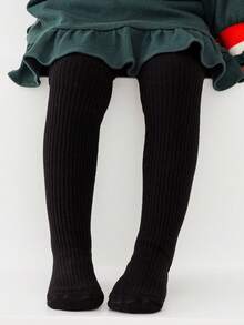 3/1 Packung Baby/Kleinkind Mädchen einfarbige dicke warme Strumpfhosen, klassische vielseitige weiche & bequeme Leggings, geeignet für Herbst/Winter Alltagskleidung oder Urlaubsgeschenke