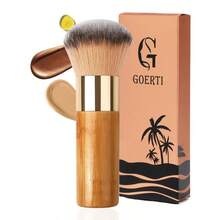 Bronze Tan Self Tanning Brush Self Tanner Applicator For Face Makup Kabuki Brush For Self Tanner Powder Foundation Bronzing Lotion Tanner Spray Tanning Mousse Shimmer Glow