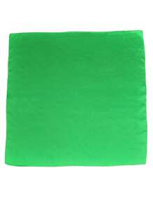 1 pièce Foulard carré en soie de couleur unie casual pour hommes, convient pour les rendez-vous, les voyages, les vacances, les tenues décontractées