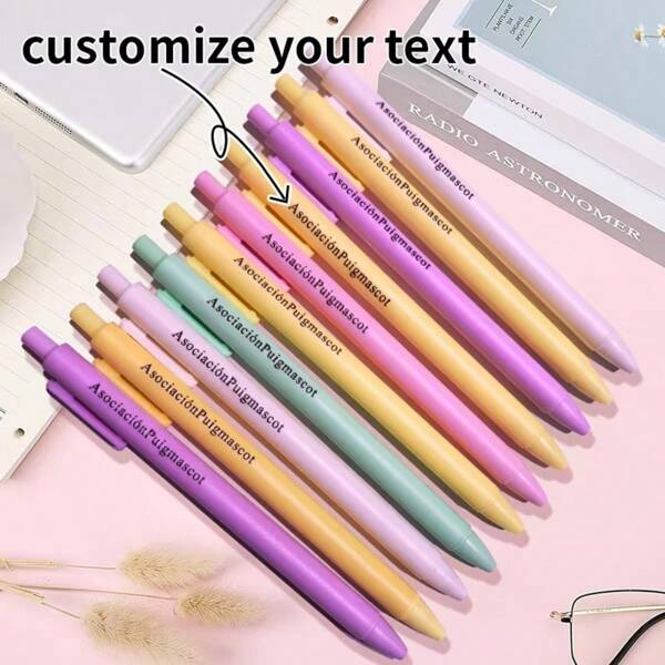 10 pièces Stylos plastiques drôles et méchants - Stylos à bille rétractables avec texte amusant, encre noire, imprimés, idéaux pour le bureau, l'école, les événements, pour toute personne aimant l'humour. Cadeau pour les collègues
