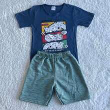 Kit 2 peças infantil | MASCULINO | Tam 4 ao 10 | REF 2423