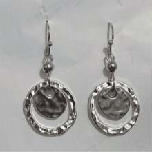 1 par de pendientes de aro geométricos vintage exquisitos y elegantes
