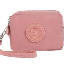 1pc Elegant Retro Style Zero Wallet -3 Zipper Design, Large Capacity, Suitable For Women's Gifts, Keychain Portable Storage Bag