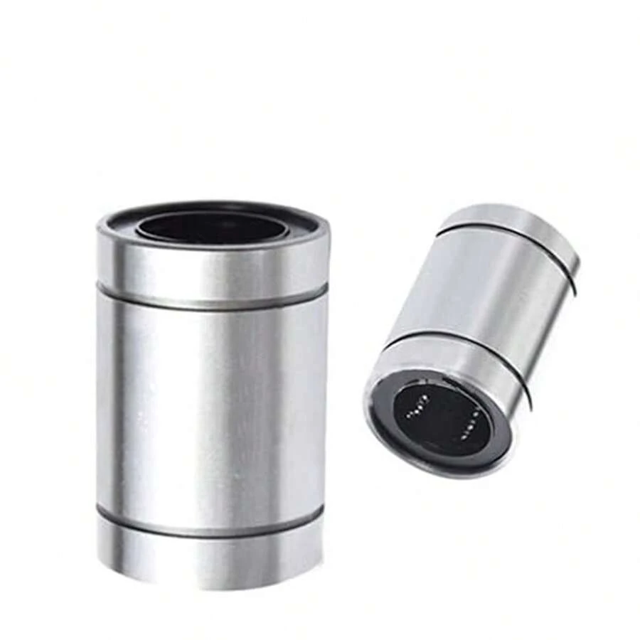 2 rodamientos de movimiento lineal de 1 pulgada LM16UU. Ampliamente utilizado en diversas maquinarias como la industria, electrodomésticos, movimiento lineal, maquinaria de construcción, equipos de automatización, piezas de automóviles, etc. - Plateado - Ver 1