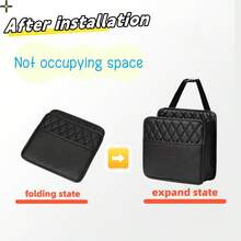 通用多功能汽车座椅靠背收纳袋，防水、防污、易清洁面料，厚实材质，无味，适用于汽车后座收纳袋，女士收纳整理器，旅行必备品，返校宿舍收纳