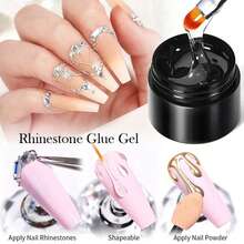 Super Glue Nail Stickers, Nail Strips, Gel Nail Stickers, Extra Strong Adhesive Glue, Gel Manicure, Quick Dry High Strength Fake Nail Strips, Acrylic Glue, Requires Drying