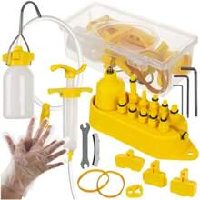 Kit de sangrado de frenos hidráulicos para bicicletas - Shimano, Tektro - Herramienta de sangrado de frenos