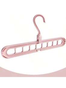 5/8Pcs Expandable Folding 9-Holes Hanger, Heavy-Duty Foldable Hangers With 9 Holes, 9-Hole Clothes Hanger, Storage Non-Slip Drying Clothes Rack, Room Decor, Home Decor, Bed Room Decor, Dress, Pants, Shoes, Jeans, Boots, Skirt, Spring, Minimalist, Summer Tops, Durable, Foldable Design For Efficient Storage Of Shirts, Pants, Bags & More - Ideal For Dorms & Bedrooms, Clothes Organizer Storage