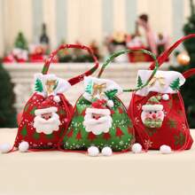 Christmas Decorations, New Santa Claus Gift Bags, Christmas Candy Bags, Christmas Gift Bags, Apple Bags