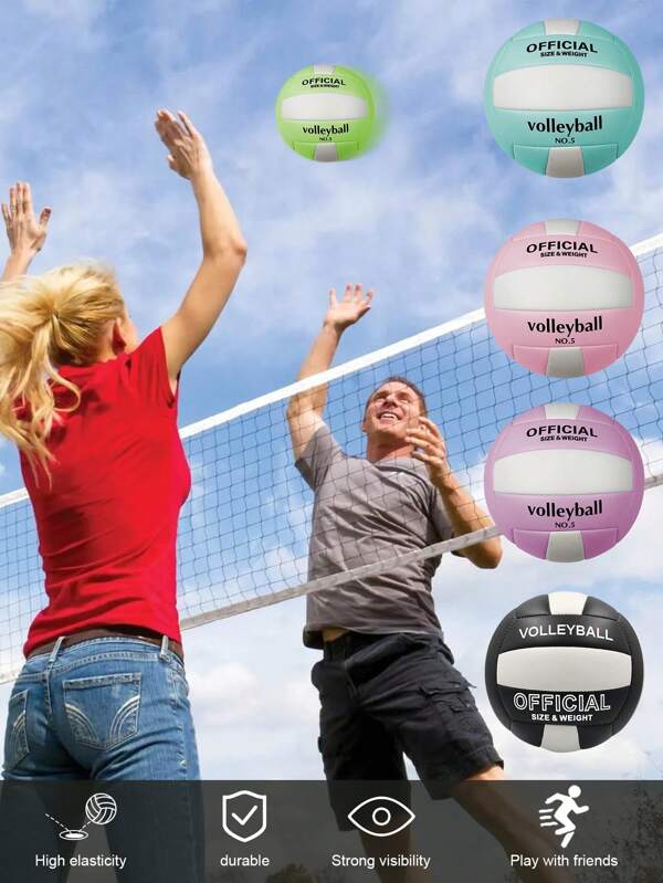 A 2 Pieces Set Of Super Soft No. 5 Volleyball, Suitable For Outdoor/Indoor/Swimming Pool/Gym Training. High-Quality Volleyball Equipment, Durable And Stable, Waterproof For Beach Games And Training