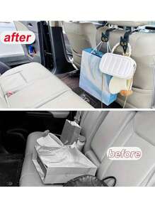 1 Stück 3D Cartoon Katze Auto Kopfstützen Haken, Universal Auto Zubehör Organizer, Zusätzlicher Aufhänger für Einkaufstüten, Handtaschen, Geldbörsen, Jacken, süße Auto Dekoration, Autositz Rückenlehnen Aufhänger