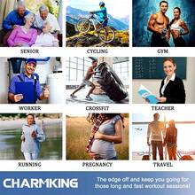 CHARMKING Compression Socks For Women & Men Circulation (3 Pairs) 15-20 MmHg Is Best Support For Athletic Running Cycling - 21條粉紅/灰/青色 - 查看 6