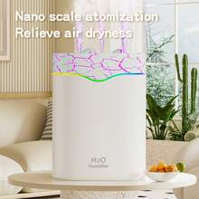 2L Large Capacity 3-Nozzle Humidifier With USB Aroma Diffuser Function, Suitable For Indoor Decoration. The 3-Nozzle Design Provides Abundant Mist To Maintain Humidity And Bring Fresh Air. Applicable For Bedroom, Car, Living Room, Study, Etc. - Multicolor - View 9