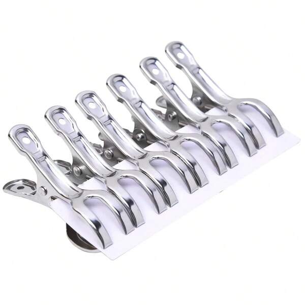 Pinzas de acero inoxidable resistentes, pinzas para ropa, pinzas fuertes, pinzas de calidad, pinzas para calcetines, pinzas pequeñas, pinzas para tendedero, pinzas para archivos, prácticas y duraderas
