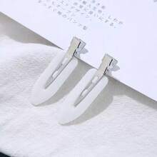 4pcs Simple Hair Clips, Ideal Hair Accessory Gift For Girls, Suitable For Celebrations And Gatherings - Multicolor - View 12