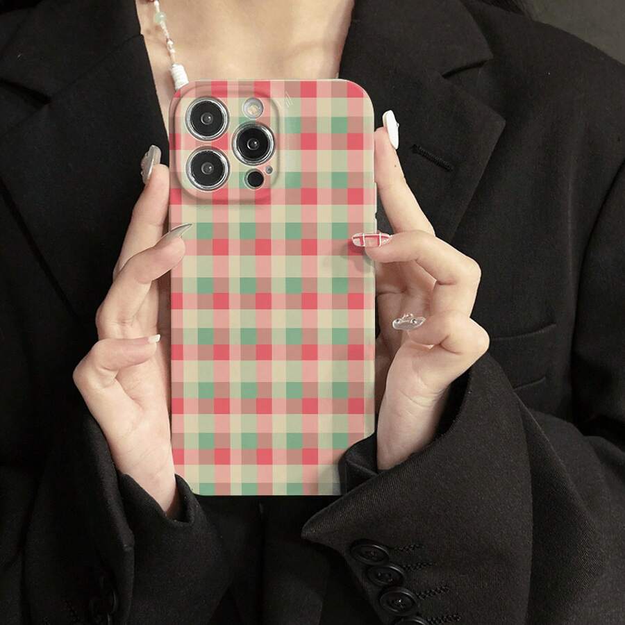 Funda para teléfono (1 unidad). Funda con un diseño retro inspirado en el cine. Ofrece una protección completa con un borde elevado para la cámara. Compatible con phone 16/15/14/13/12/11, Plus/Pro/Pro - Colores mixtos 1 - Ver 1