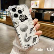 Funda transparente para teléfono con ranura para tarjetas, compatible con phone 16, 15, 14, 13, 12 y 11 - Colores mixtos 1 - Ver 3