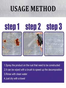 JAYSUING 金属除锈剂-汽车轮毂抛光清洁剂、水龙头除锈、多用途清洁（新旧款随机发货） - 黑色 - 查看 4
