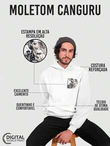 Moletom Blusa Money Moves Rainha da Correria Streewear Oversized Unissex ref-3453 - Cinza - Visão 8