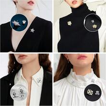 5/10/20件金属别针扣锁针扣针背珐琅别针扣珠宝制作别针扣翻领别针扣用于工艺品徽章胸针首饰 - 彩色 - 查看 5