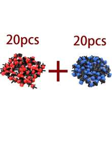 滴灌套件自动浇水系统喷嘴适用于农田盆景植物花卉蔬菜温室 - 彩色 - 查看 22