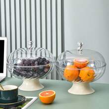 L Creative Fruit Bowl With Lid - Multicolor - View 7