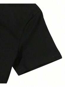 HAFIME LION KING T-Shirt Basic Cotton Short Sleeve Premium Shirt - Navy Blue - View 3