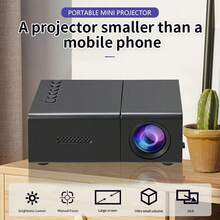 1080P 全高清专业便携式视频投影仪、家庭影院和户外电影投影仪、兼容 HDTV/USB/SD 支架、圣诞节、万圣节、节日礼物、内置扬声器、时尚设计 - 黑色 - 查看 10
