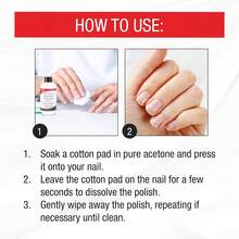 Supernail Pure Acetone Nail Polish Remover - Professional Strength For Acrylic, Gel & Dip Powder, Fast & Quick Gel Nail Polish Remover, 8 Fl Oz - 4 液體盎司(1 瓶裝) - 查看 6