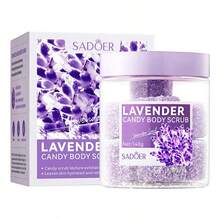 610g Watermelon Scented Shea Butter Body & Face Scrub, Suitable For Body Cleansing, Refreshing & Soothing, Long-Lasting Fragrance (Also Available: 140g Lavender Candy Body Scrub) - Purple - View 2