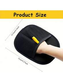 1/2/3/5pcs Double-Sided Anti-Static Pet Deshedding Gloves, Double-Sided Deshedding Brush, Suitable For Furniture, Car Seats, Carpets, Bedding, Clothes, Reusable And Machine Washable, Black Mesh Design Effectively Removes Hair, Pet Deshedding Tool, Furniture Cleaning, Durable Fabric - Multicolor - View 9