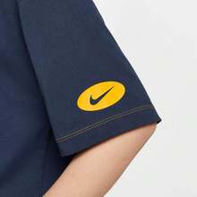 Nike Camiseta de manga corta sin cuello de punto para mujer AS W NSW STREET SS OS camiseta, referencia THV4973-410 - Azul - Ver 4