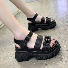 Women Sports Sandals - 黑色 - 查看 8