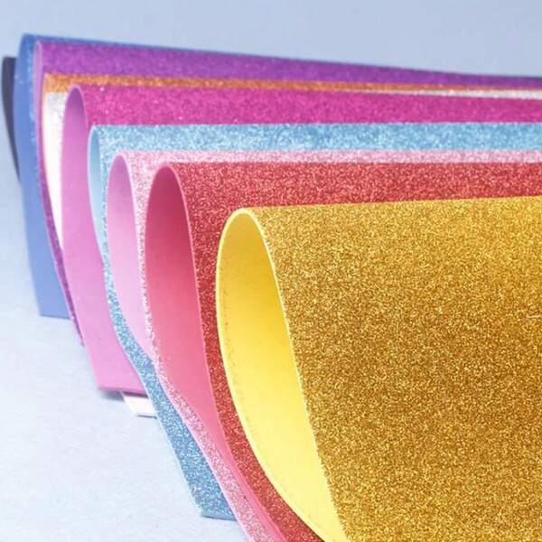 40 ورقة رغوية إيفا متألقة ، المقاس 8.26 * 11.69 بوصة - حجم A4 ، 10 ألوان متنوعة ورق إسفنجي للأشغال اليدوية ، مناسب للكراسة والمشاريع DIY والأنشطة المدرسية والأعمال اليدوية ، متعدد الاستخدامات ، خامة مرنة ، لوازم الأعمال الورقية