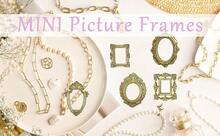 15PCS Vintage Resin Picture Frame - Mini Photo Frame Tiny Antique Frames Small Picture Frame Oval Rectangle Wall Hanging For DIY Jewelry Display Photography Mobile Phone Photo Party Hotel Decor - Variants1 - View 2
