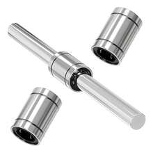 2 rodamientos de movimiento lineal de 1 pulgada LM16UU. Ampliamente utilizado en diversas maquinarias como la industria, electrodomésticos, movimiento lineal, maquinaria de construcción, equipos de automatización, piezas de automóviles, etc. - Plateado - Ver 2