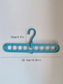 5/8Pcs Expandable Folding 9-Holes Hanger, Heavy-Duty Foldable Hangers With 9 Holes, 9-Hole Clothes Hanger, Storage Non-Slip Drying Clothes Rack, Room Decor, Home Decor, Bed Room Decor, Dress, Pants, Shoes, Jeans, Boots, Skirt, Spring, Minimalist, Summer Tops, Durable, Foldable Design For Efficient Storage Of Shirts, Pants, Bags & More - Ideal For Dorms & Bedrooms, Clothes Organizer Storage
