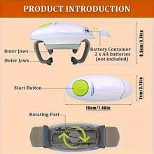 1 Piece Electric Can And Bottle Opener, Single Button Automatic Lid Removal And Secure Closure - Battery Powered Kitchen Utensil, Easy To Hold Almost All Sizes Of Cans And Bottles, Kitchen Aid, Sturdy And Durable(Batteries Not Included) - Multicolor - View 9