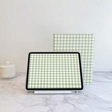 Green Basic Plaid IPad Air Case, IPad Air 2025 IPad 10 10.9" 2022 IPad Pro 12.9'' 2021 IPad Pro Case IPad Mini 6, IPad 9/8,10.2",IPad Cover - lật có khe cắm bút - Xem 3