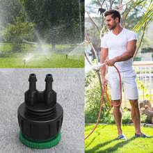 滴灌软管连接器专业微灌适配器农业灌溉配件 1/4 英寸滴灌管适用于太阳能灌溉系统套件