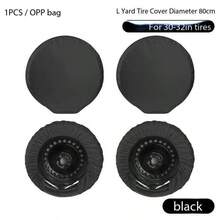 Juego de 4 cubiertas para neumáticos, protectores de ruedas anticorrosión para neumáticos de repuesto de coches, autocaravanas y vehículos de camping - Multicolor - Ver 8