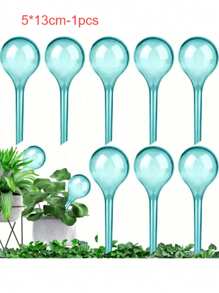 Slouchy Plant Potted Garden Water Dispenser Drip Automatic Watering Plastic Ball Indoor And Outdoor Flower Pot Bulb Watering Ball Tip Drip Irrigation Device Self Watering Plastic Irrigation Ball, General Plant Watering Pile, Suitable For Indoor And Outdoor Flowers And Vegetables, Automatic Drip Irrigation System