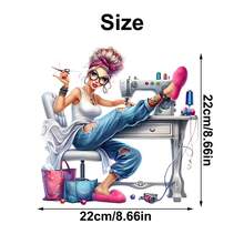 Iron On Heat Transfer Stickers Patches, Transfer Decals Washable DIY Applique Perfect For Decorating DIY T-Shirts, Hoodies, Jeans, Backpacks And Pillows - Multicolor - View 2