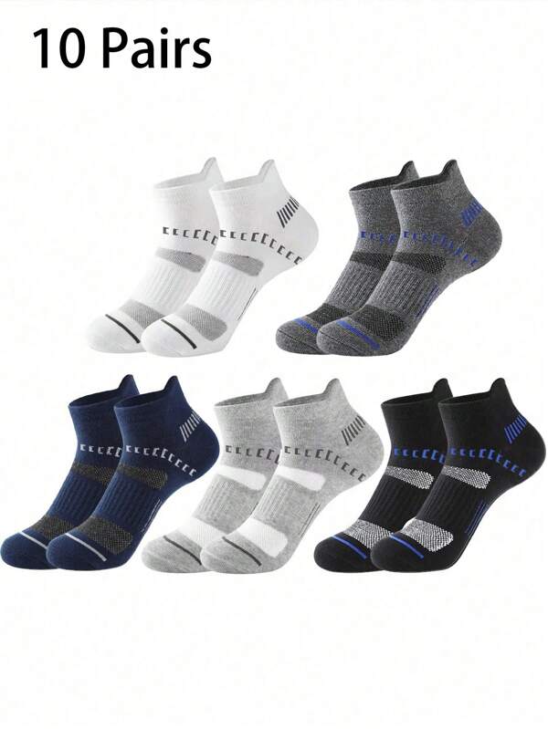 10Pairs High Quality Men Ankle Socks Breathable Nylon Sports Socks Mesh Casual Athletic Summer Thin Cut Short Sokken